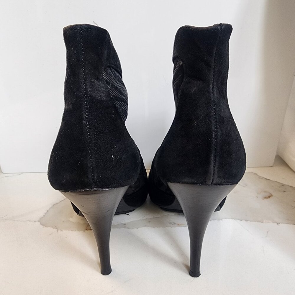 MICHAEL KORS Black Zebra Women's Heeled Booties - Size 7.5M - Picture 4 of 12